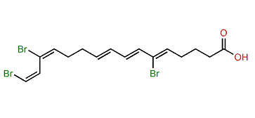 (Z,E,E,E,Z)-6,14,16-Tribromo-5,7,9,13,15-hexadecapentaenoic acid